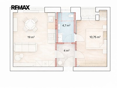 Wohnung 1+1 zum Kauf, 39 m² (3 von 21)