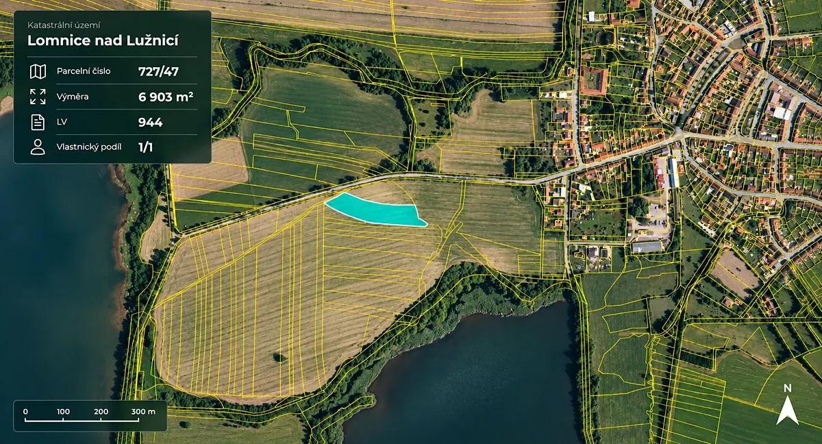 Prodej pole 6903 m²