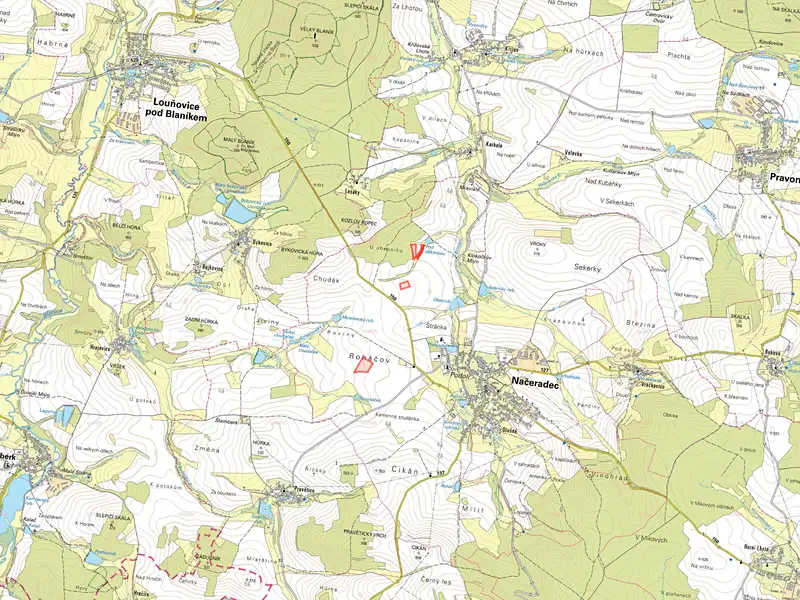 Prodej pole 21681 m², Načeradec – náhled fotky 3