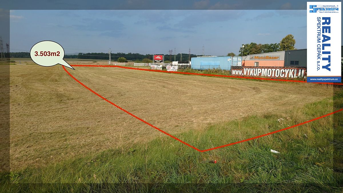 Prodej komerčního pozemku 3503 m²
