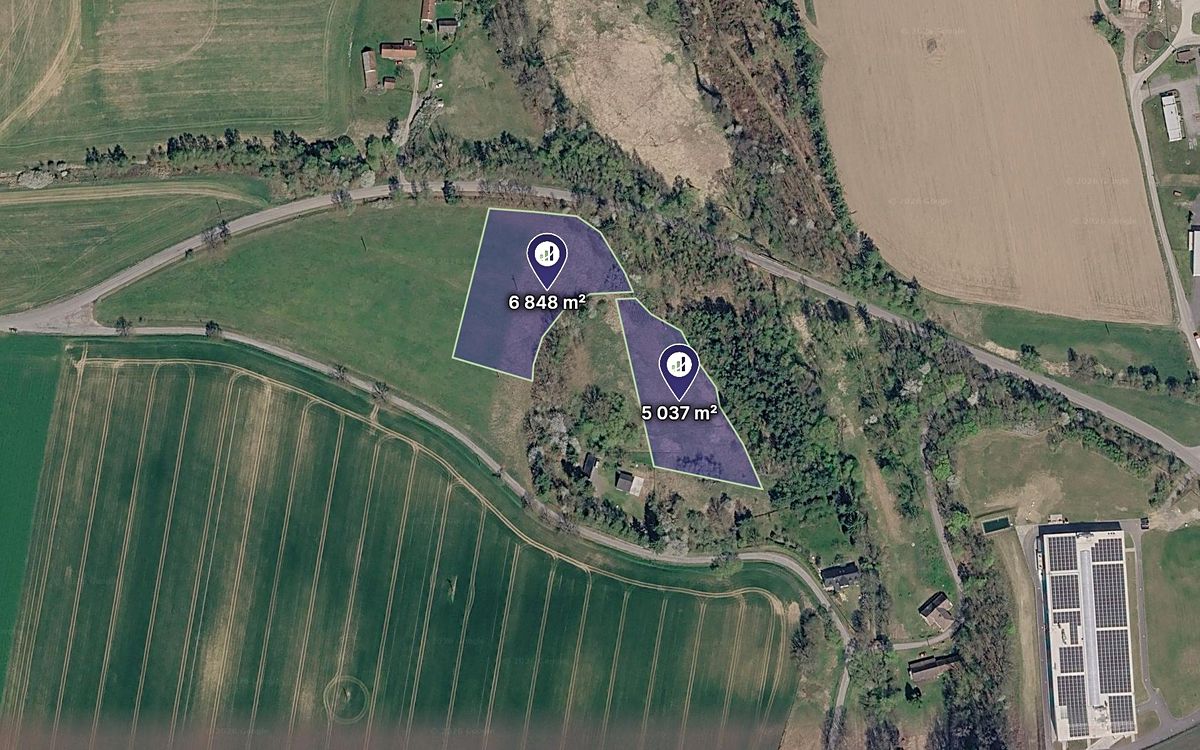 Prodej pole 11885 m²