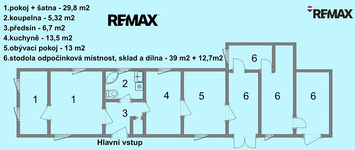 Prodej rodinného domu 120 m², pozemek 2546 m² – fotografie 2