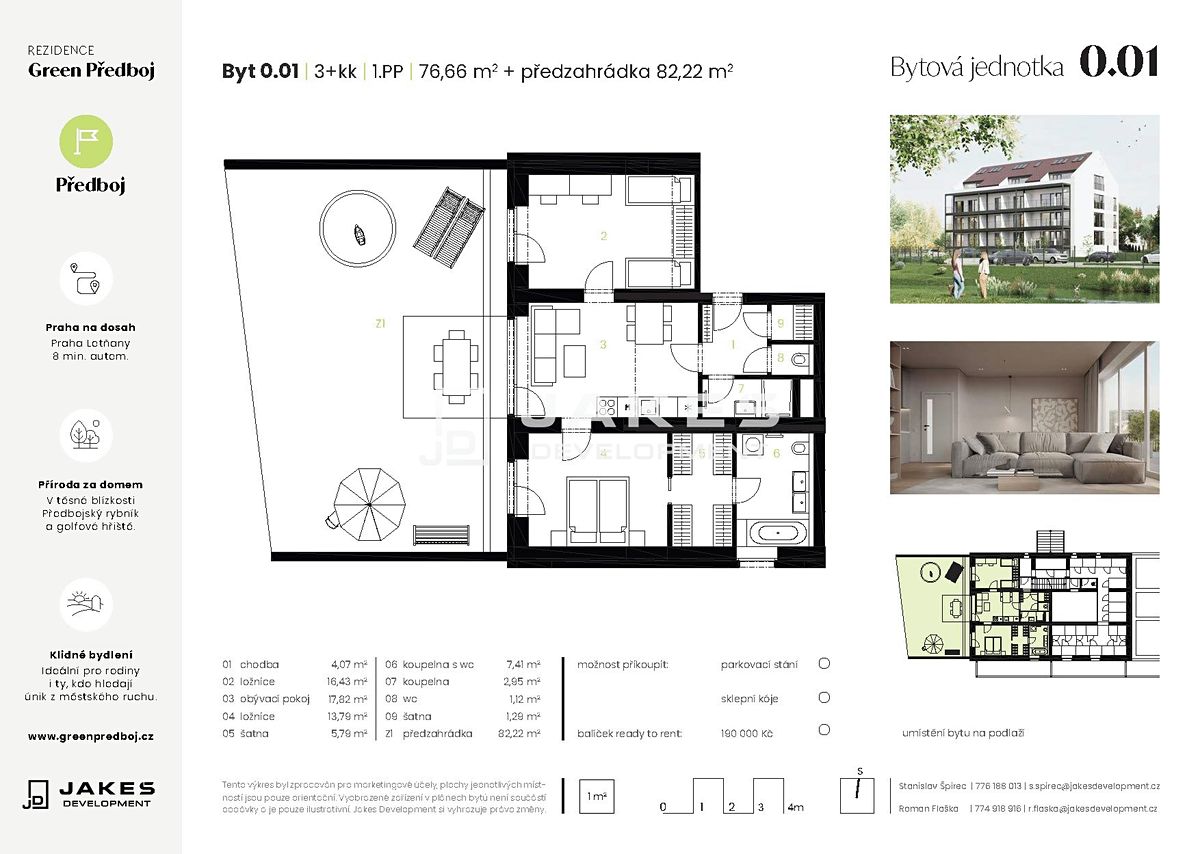 Prodej bytu 3+kk 77 m² – fotografie 2