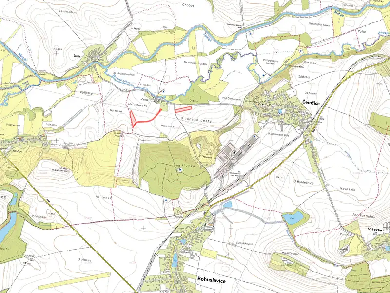 Prodej pole 6008 m², Černčice – náhled fotky 2
