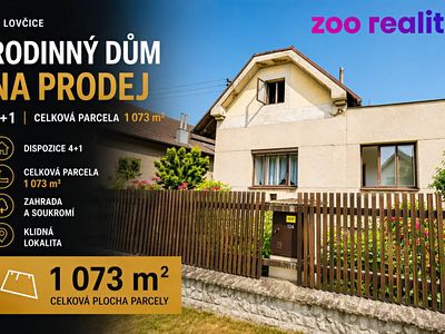 Prodej rodinného domu 175 m², pozemek 1073 m²