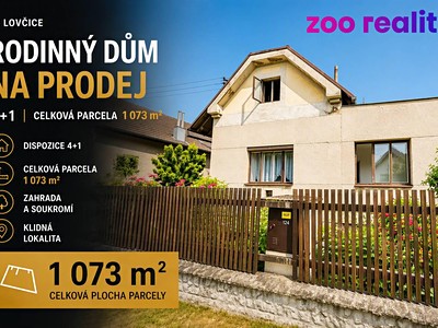 Prodej  rodinného domu 175 m², pozemek 1 073 m²