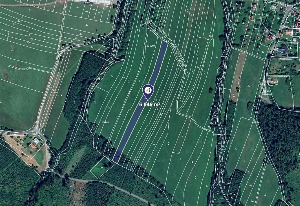 Prodej podílu 5/8 louky 3779 m²