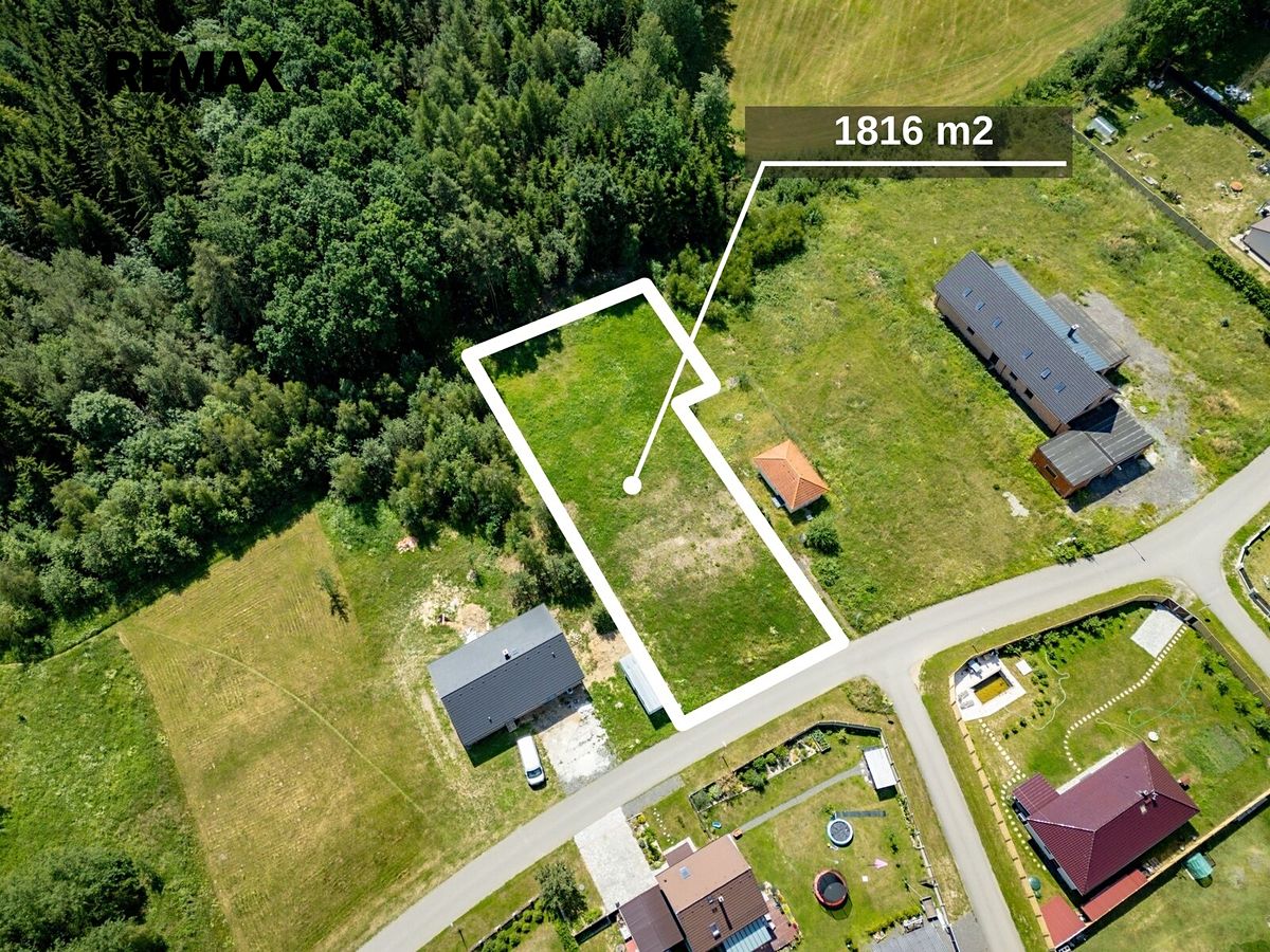 Prodej stavebního pozemku 1816 m² – fotografie 3