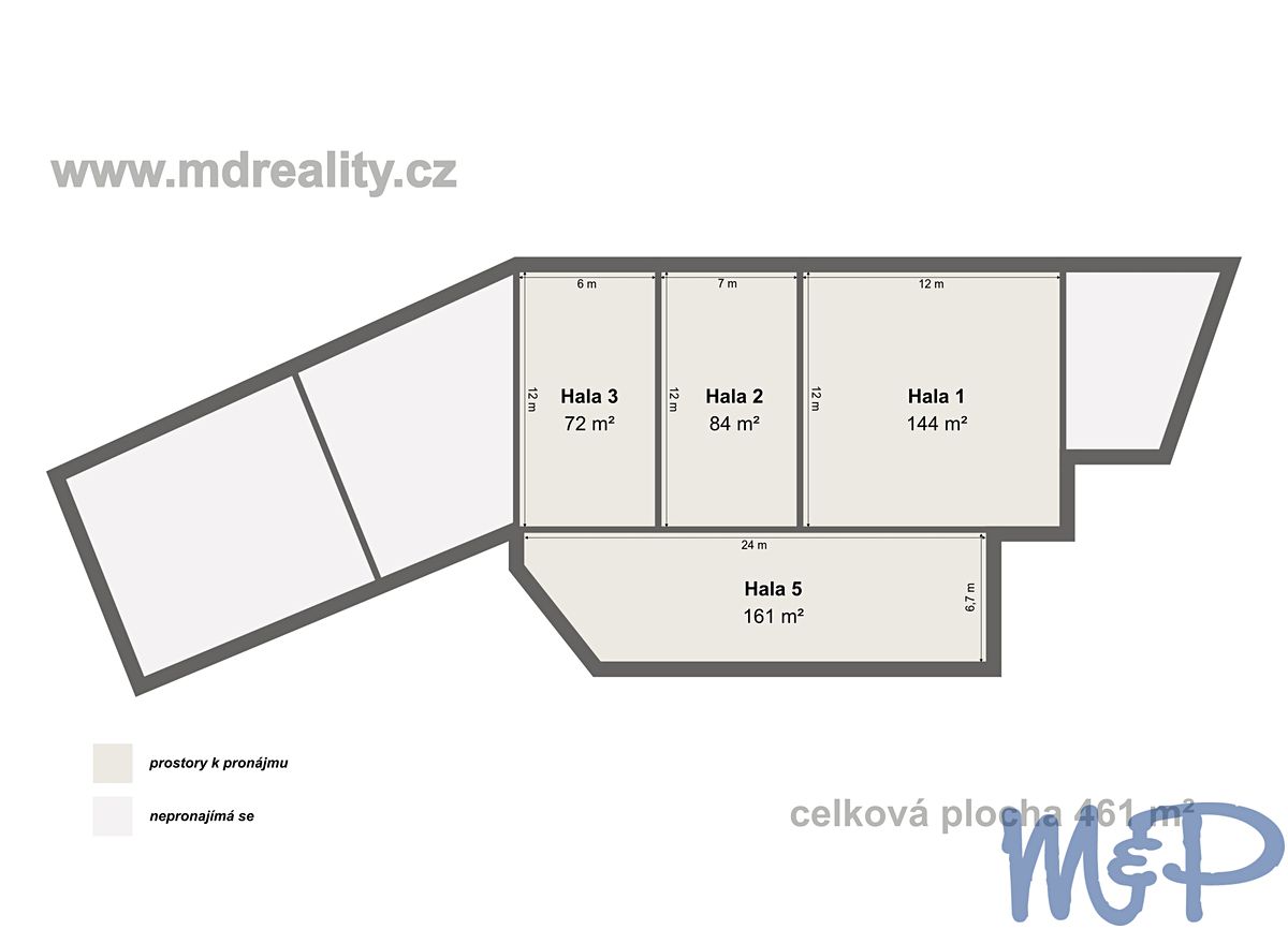 Pronájem výrobní haly, prostoru 461 m² – fotografie 4