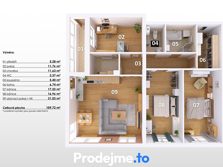 Wohnung 4+kk zum Kauf, 110 m² (29 von 30)