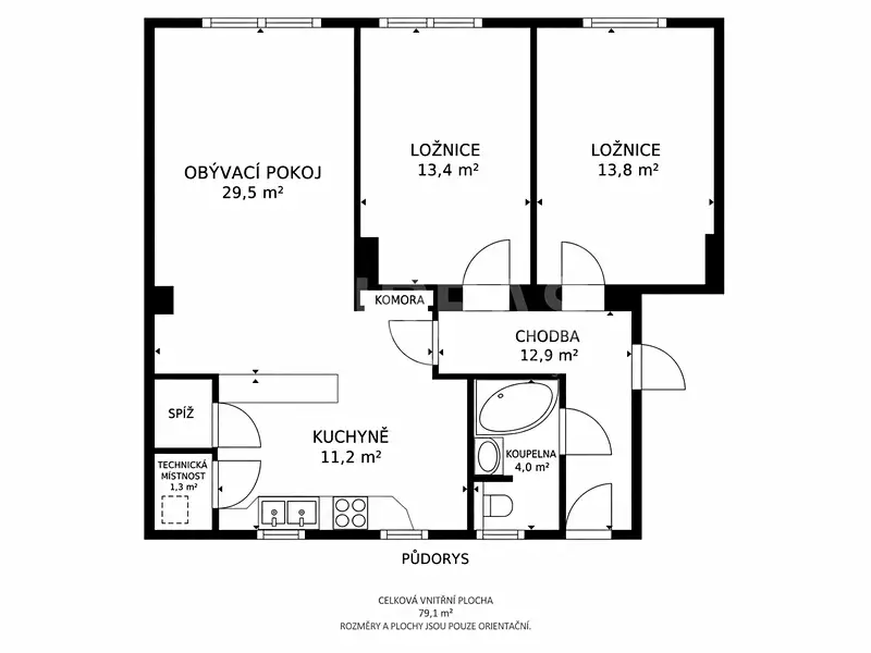 Prodej bytu 3+kk 71 m², Lysá nad Labem – náhled fotky 3