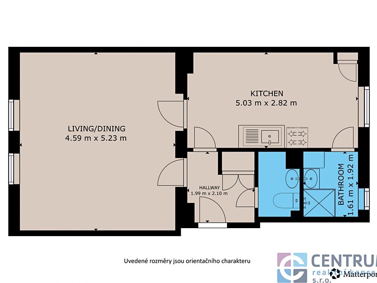 Prodej bytu 1+1, 46 m² (8 z 11)