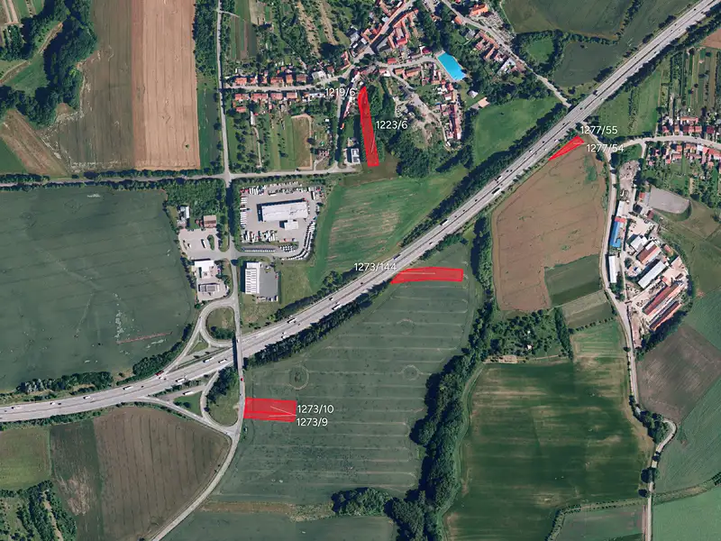 Prodej pole 11440 m², Rousínov – náhled fotky 2