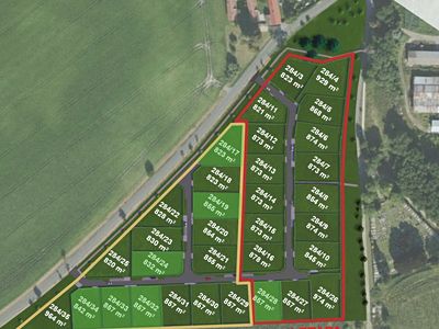 Prodej stavebního pozemku 857 m²