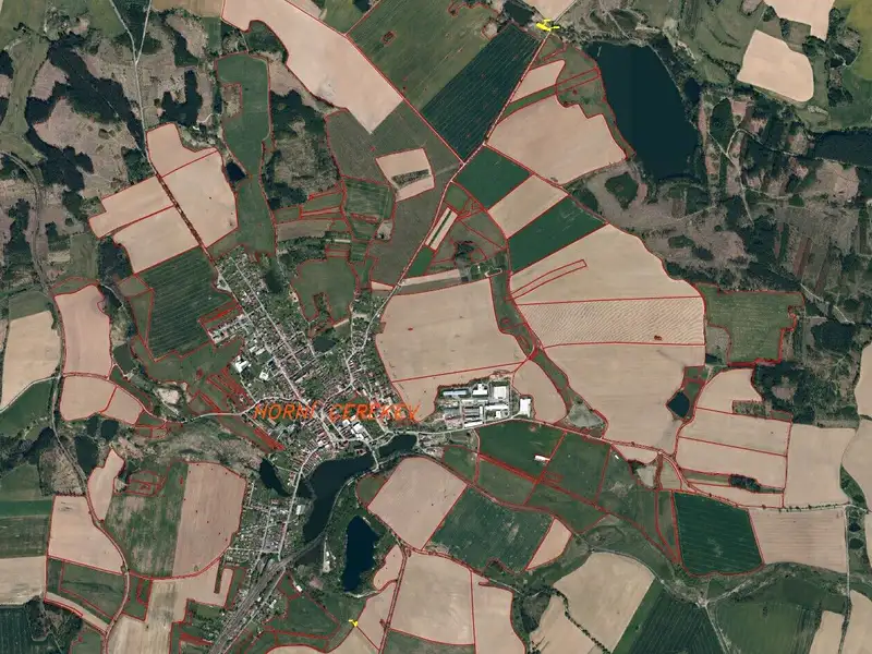 Prodej pole 409 m², Horní Cerekev – náhled fotky 3