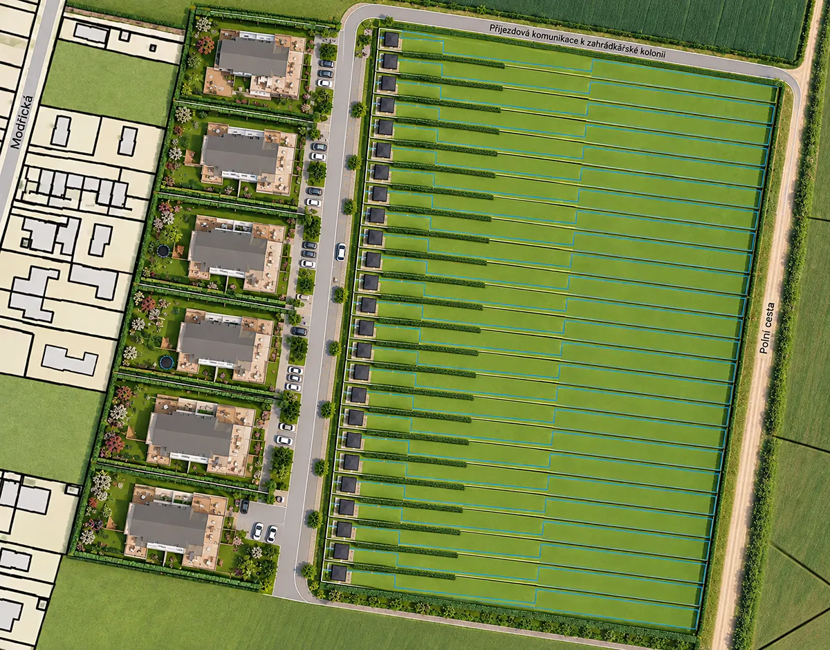 Prodej zahrady 914 m²