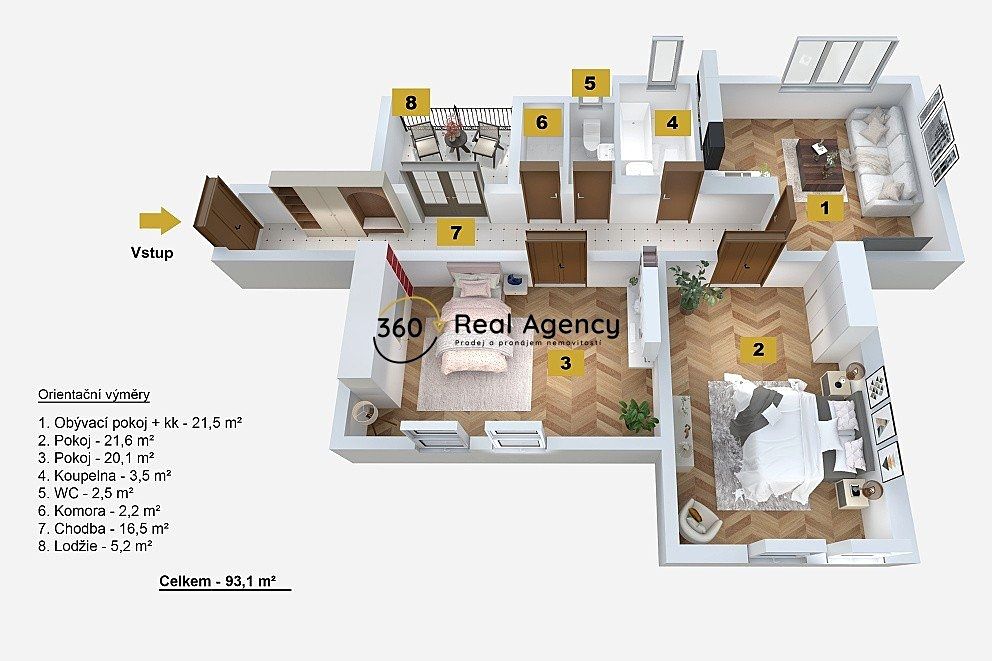 Prodej bytu 3+kk 93 m² – fotografie 2