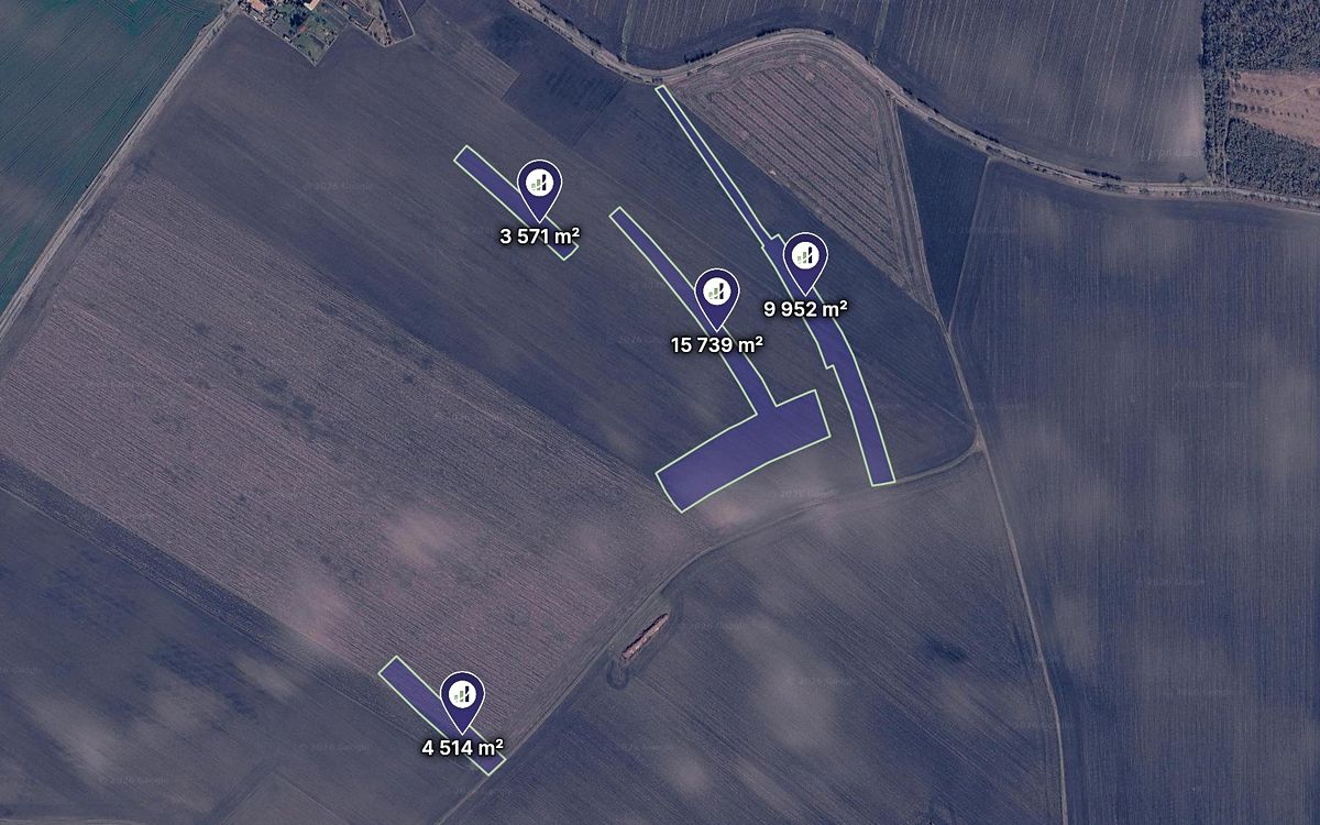 Prodej pole 40073 m², Křinec – fotka 1 z 3