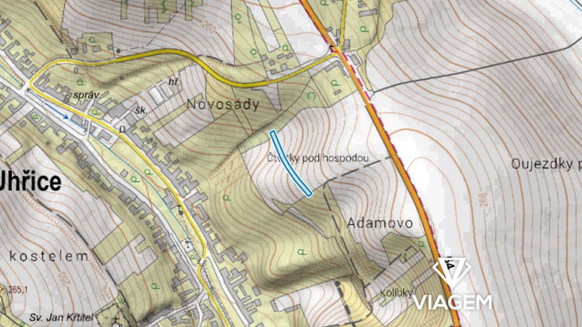 Prodej pole 1295 m² – fotografie 3