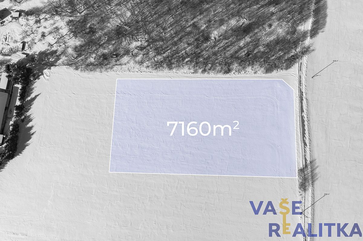 Prodej stavebního pozemku 7160 m² – fotografie 3