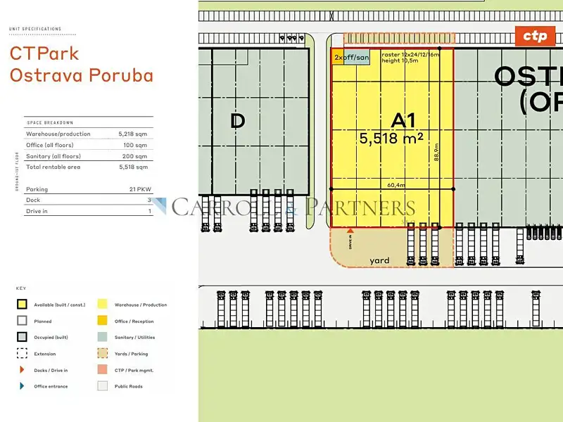 Pronájem skladového prostoru 5994 m², Ostrava – náhled fotky 3