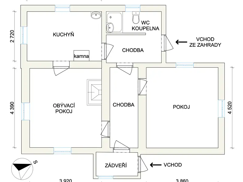 Prodej rodinného domu 63 m², pozemek 1059 m², Rychvald – náhled fotky 2