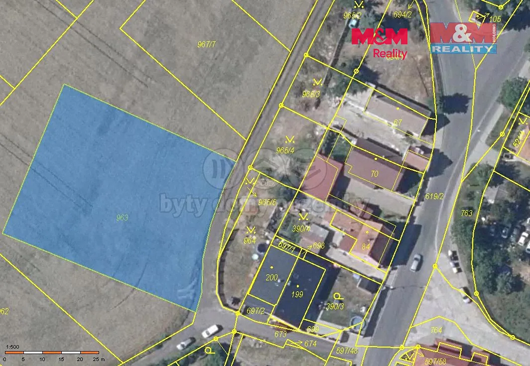 Prodej stavebního pozemku 2167 m²