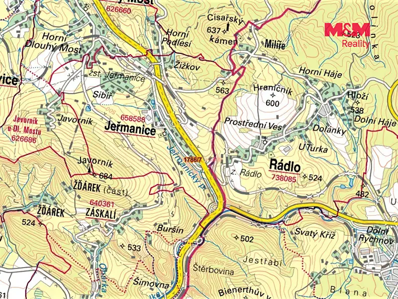 Prodej louky 3053 m², Jeřmanice – náhled fotky 2