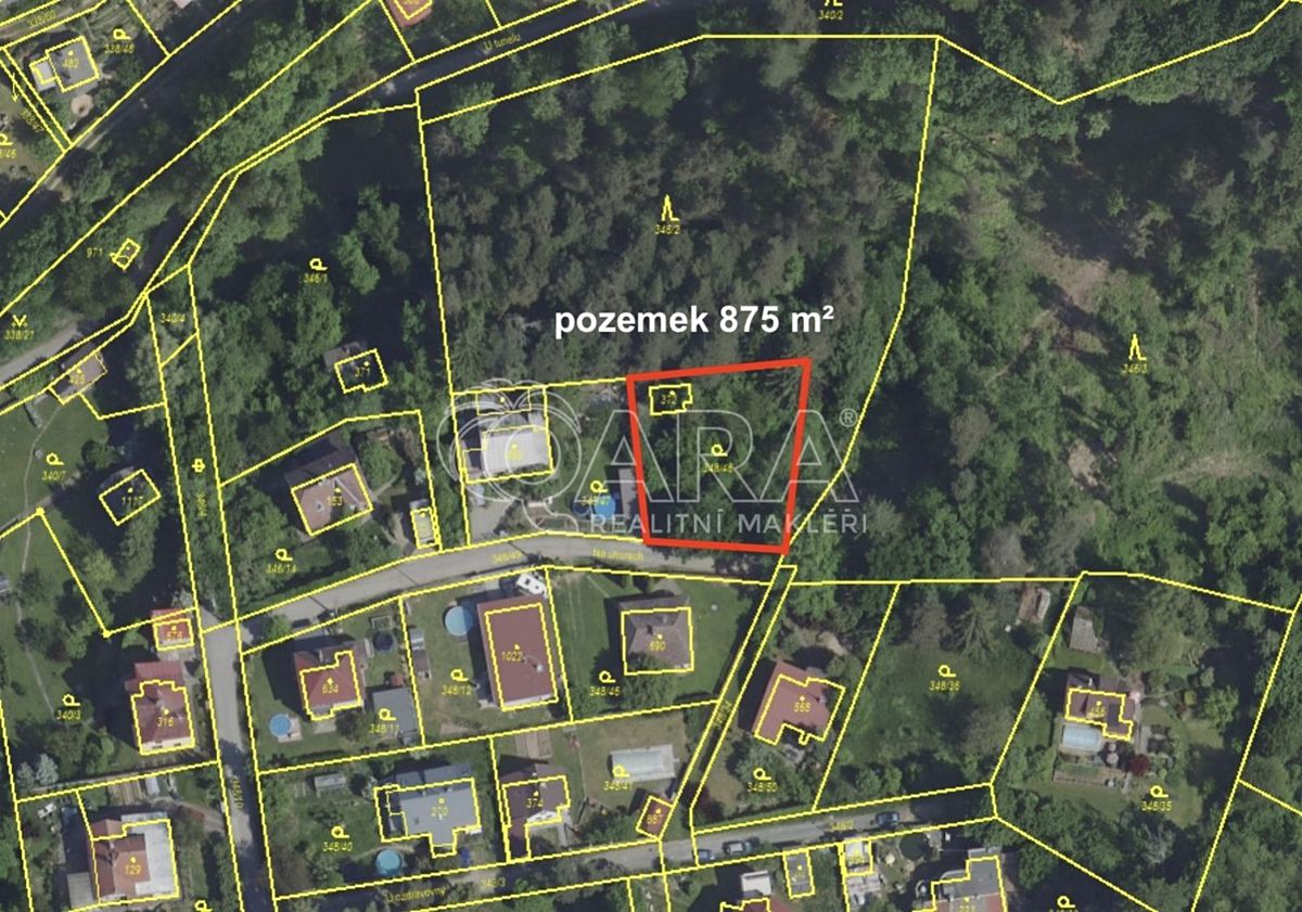 Prodej stavebního pozemku 845 m² – fotografie 2