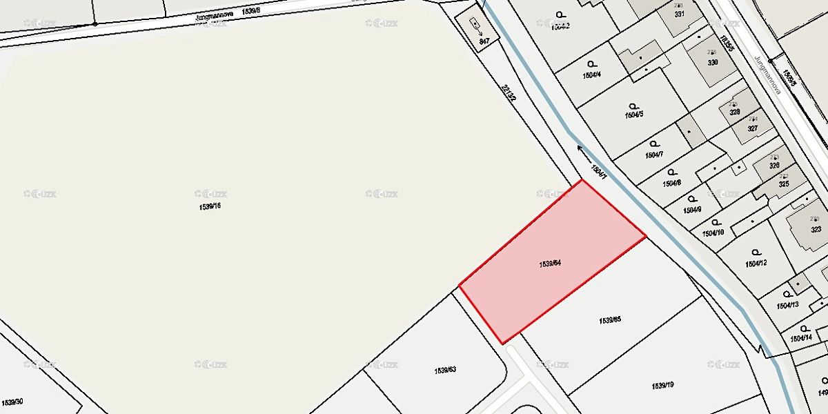 Prodej stavebního pozemku 1119 m² – fotografie 3