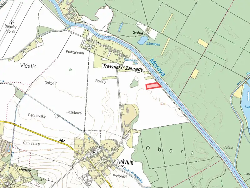 Prodej pole 12562 m², Kroměříž – náhled fotky 2