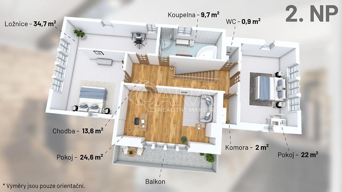 Prodej rodinného domu 257 m², pozemek 1415 m² – fotografie 5