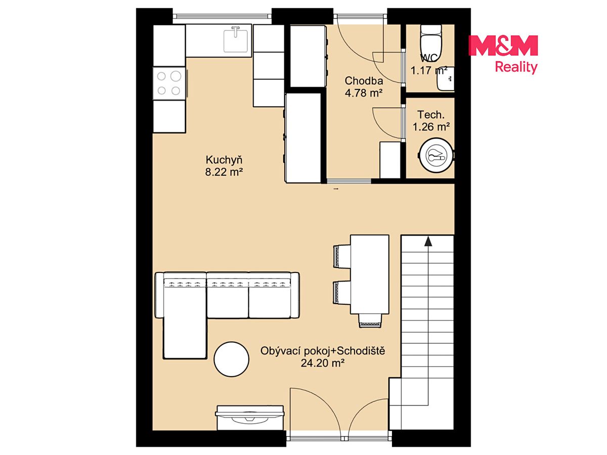 Prodej rodinného domu 82 m², pozemek 123 m² – fotografie 5