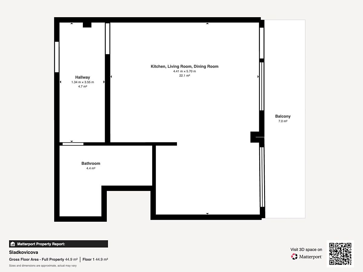 Prodej bytu 1+kk 40 m² – fotografie 4
