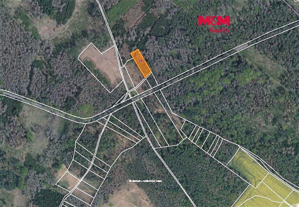 Prodej lesa 1396 m²