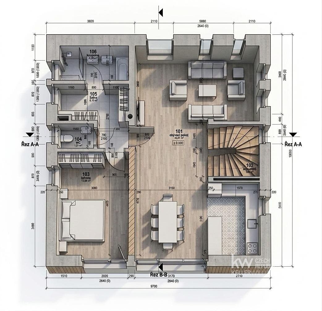 Prodej rodinného domu 147 m², pozemek 1066 m² – fotografie 4