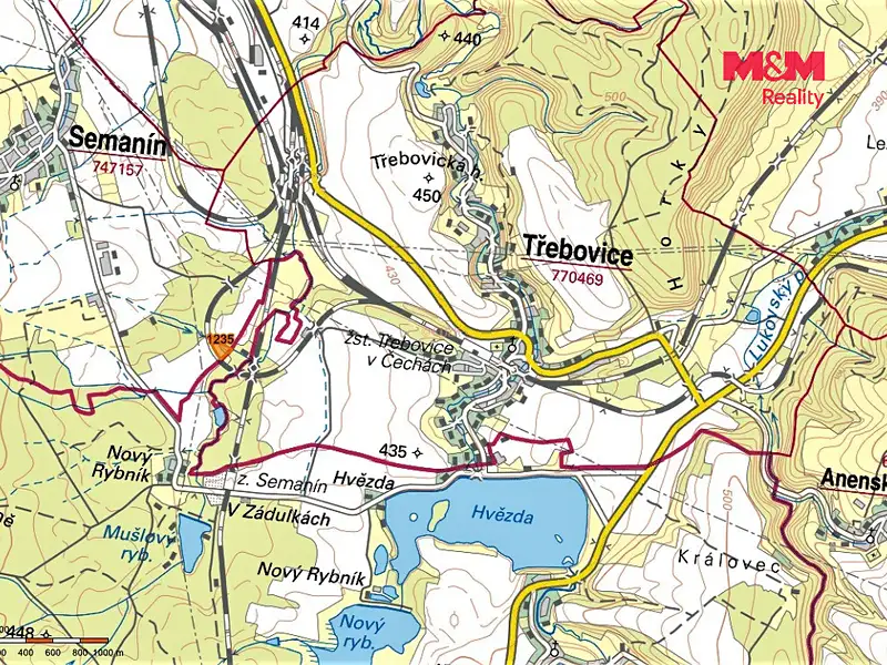 Prodej pole 11525 m², Semanín – náhled fotky 3