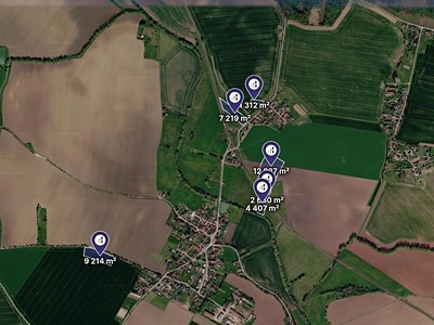 Prodej podílu 1/2  pole 18 805 m²