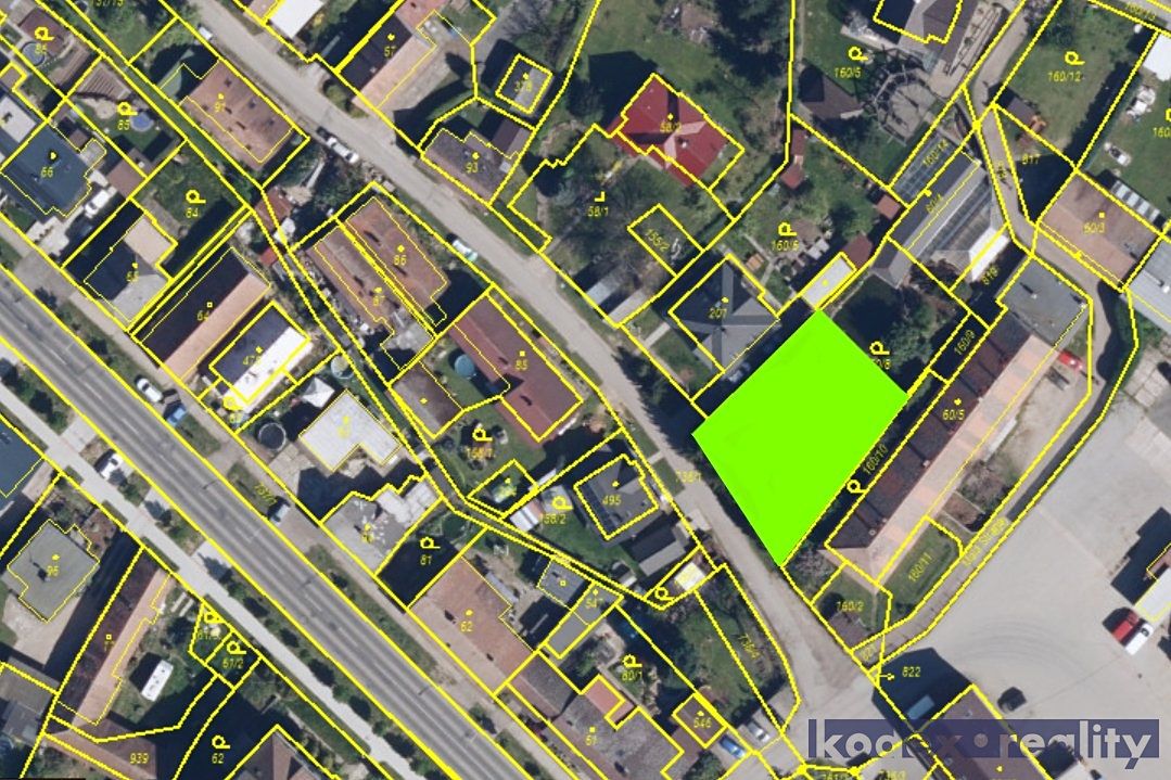Prodej stavebního pozemku 599 m²