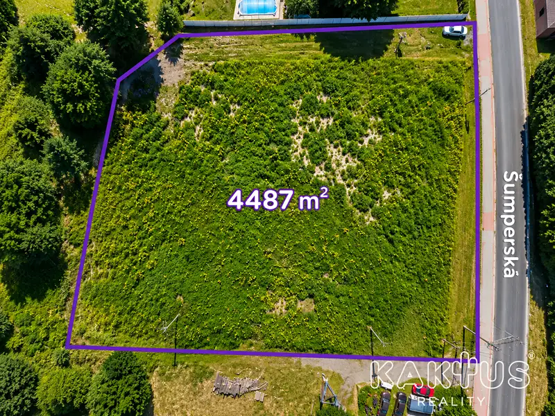 Prodej stavebního pozemku 4487 m², Jeseník – náhled fotky 1