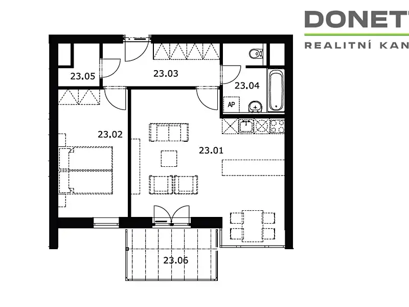 Prodej bytu 2+kk 60 m², Hradec Králové – náhled fotky 3