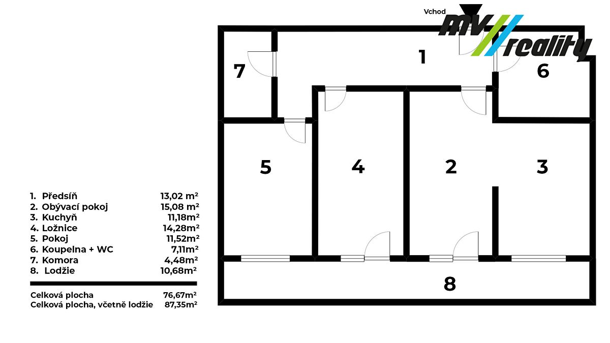 Prodej bytu 3+1 77 m² – fotografie 2