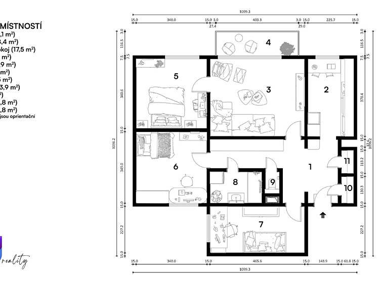 Wohnung 4+1 zum Kauf, 84 m² (22 von 22)