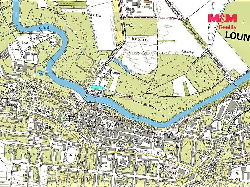 Prodej komerčního pozemku 2148 m², Louny – náhled fotky 3