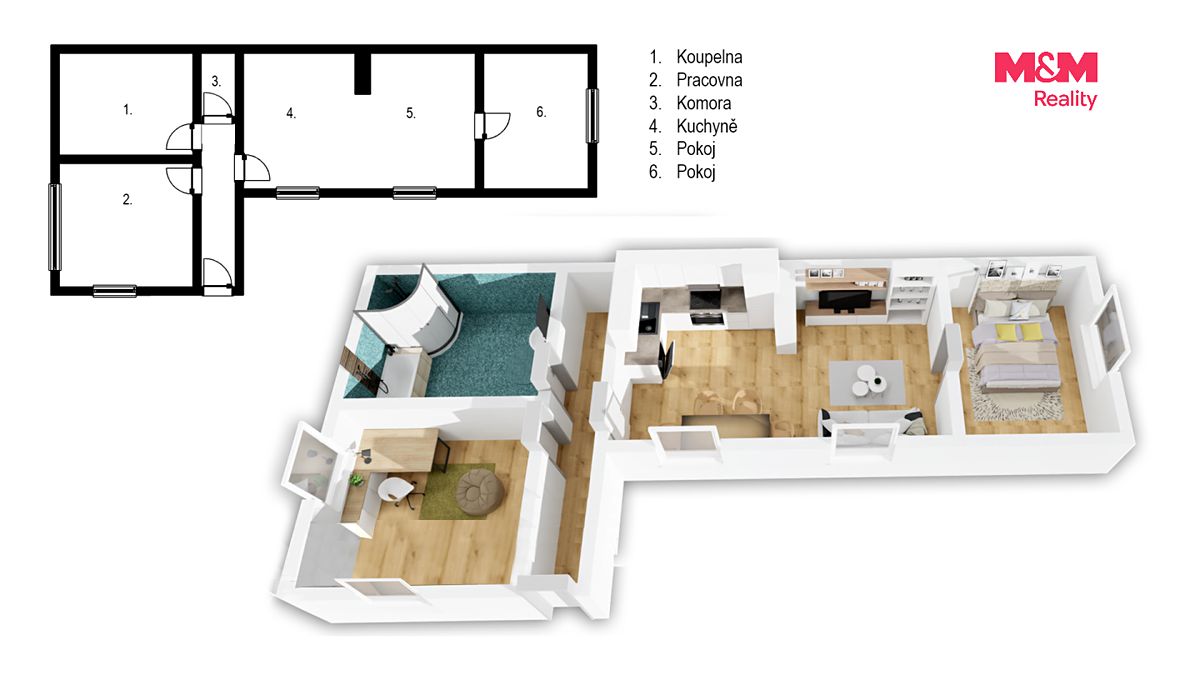 Prodej rodinného domu 70 m², pozemek 327 m² – fotografie 3