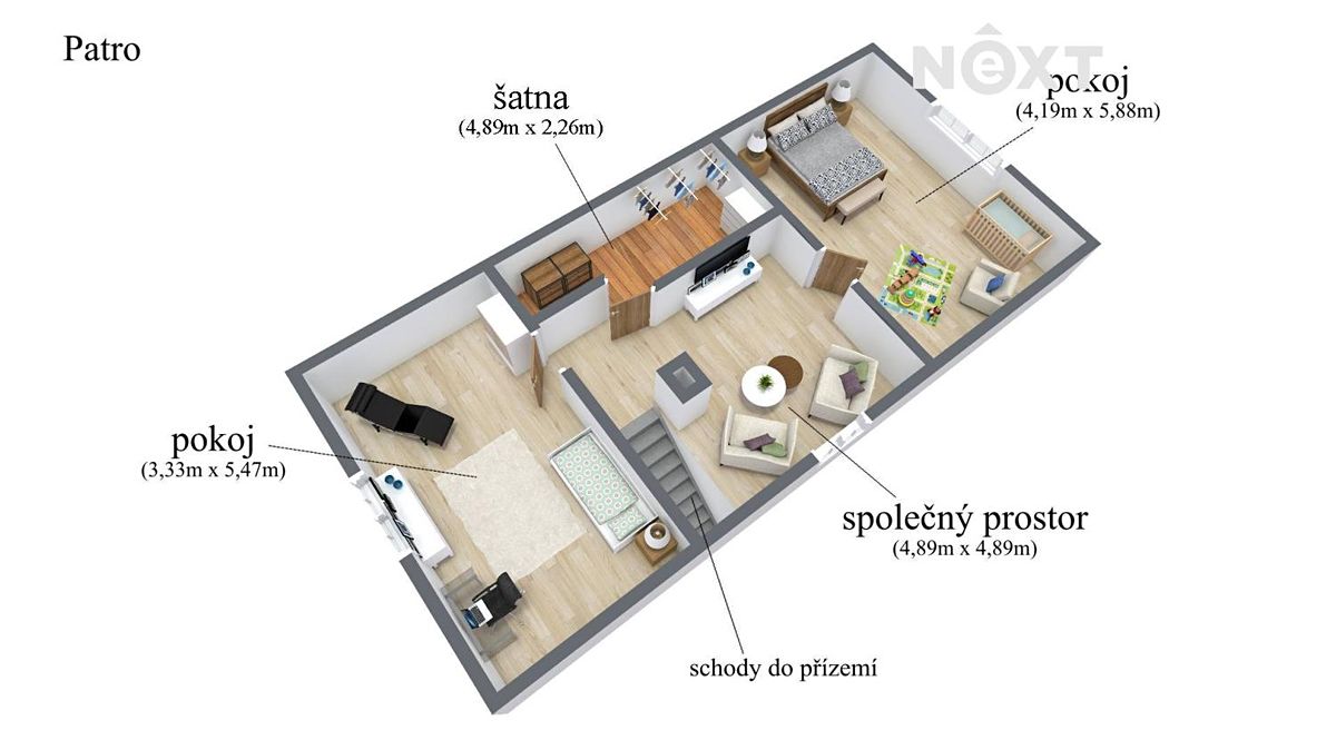 Prodej rodinného domu 175 m², pozemek 1232 m² – fotografie 3