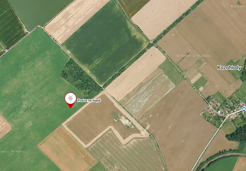 Prodej pole 4200 m², Vlkaneč – náhled fotky 3