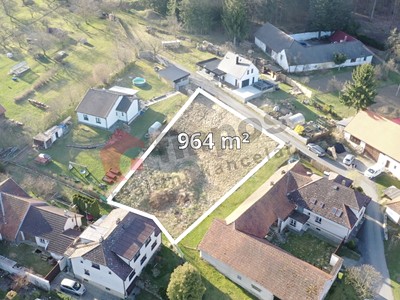 Prodej  stavebního pozemku 964 m²