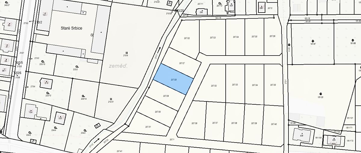 Prodej stavebního pozemku 581 m² – fotografie 3