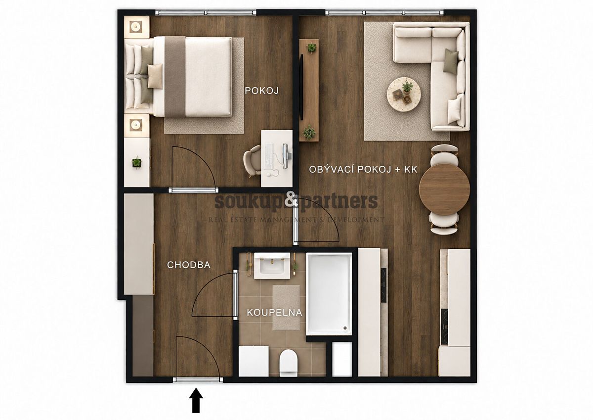 Prodej bytu 2+kk 39 m² – fotografie 5